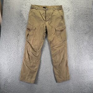 Koppen Pant Mens 34x31 Brown Cargo Straight Utility Outdoor Workwear Hiking